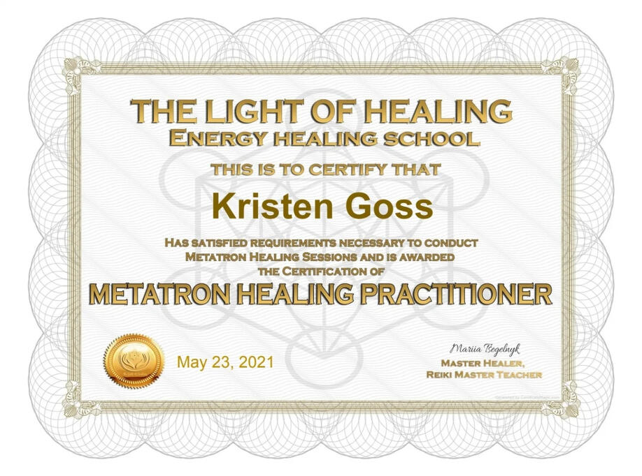 Metatron Healing Practitioner
